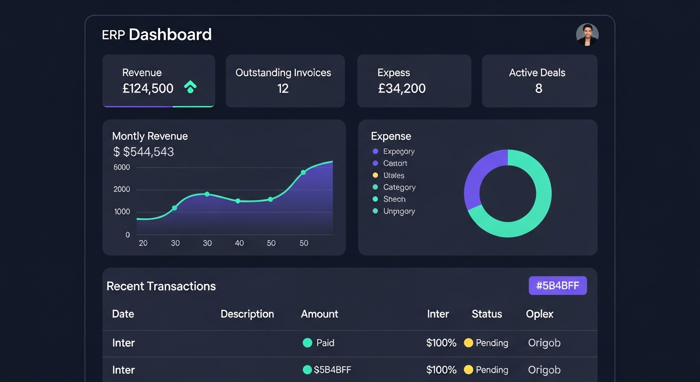Filssi Dashboard - Revenue tracking, invoices, and expense analytics